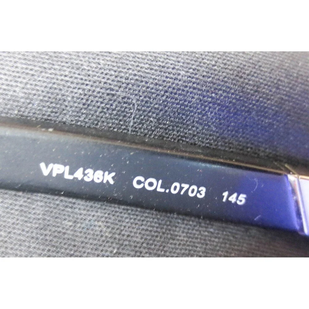 Police VPL436K Matte Black Rectangular Eyeglass Frames Col. 0703 55-17-145